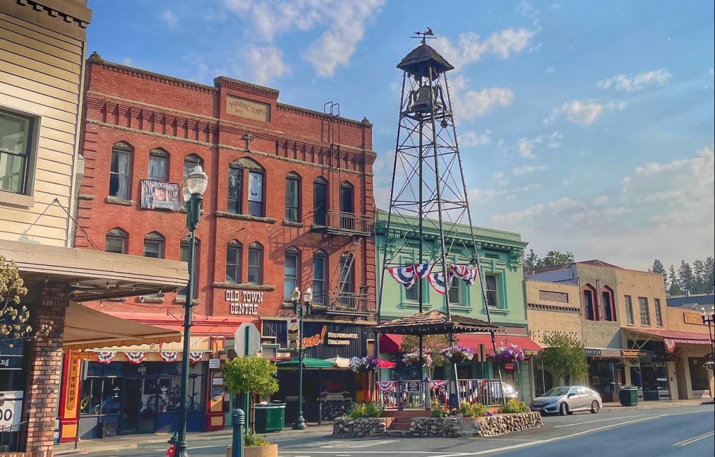 Historic downtown Placerville, California in El Dorado County